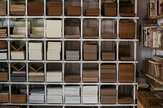 image of organized inventory storage